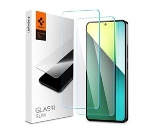 Mobil - Beskyttelsesglass - Spigen Glass tR Slim 2 Pack for Xiaomi Redmi Note 13 Pro 5G - AGL08293