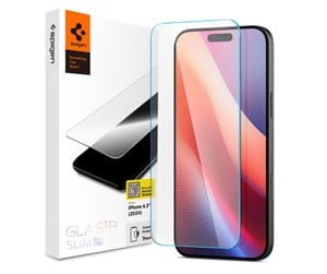 Mobil - Beskyttelsesglass - Spigen Glass tR Slim HD 1 Pack - Transparency - iPhone 16 Pro - AGL07937