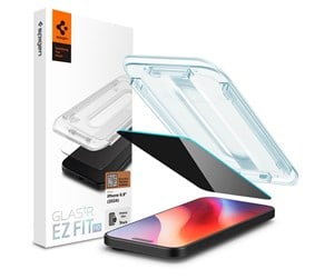 Mobil - Beskyttelsesglass - Spigen Glass tR EZ Fit HD (Privacy) 1 Pack - Transparency - iPhone 16 Pro Max - AGL07915