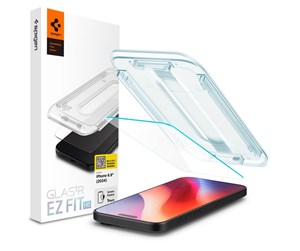 Mobil - Beskyttelsesglass - Spigen Glass tR EZ Fit HD 1 Pack - Transparency - iPhone 16 Pro Max - AGL07914