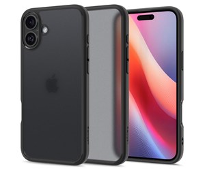 Mobil - Deksel og etui - Spigen Ultra Hybrid - Frost Black - iPhone 16 - ACS08200