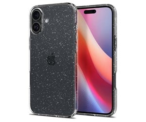 Mobil - Deksel og etui - Spigen Liquid Crystal Glitter - Crystal Quartz - iPhone 16 - ACS08192