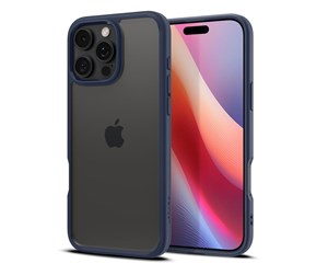 Mobil - Deksel og etui - Spigen Ultra Hybrid - Navy Blue - iPhone 16 Pro - ACS08126