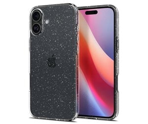 Mobil - Deksel og etui - Spigen Liquid Crystal Glitter - Crystal Quartz - iPhone 16 Plus - ACS08065