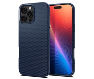 Mobil - Deksel og etui - Spigen Liquid Air - Navy Blue - iPhone 16 Pro Max - ACS07989