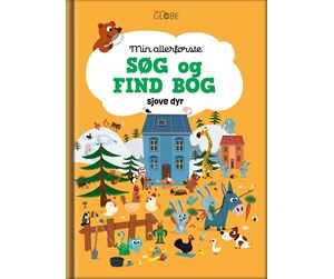 Barnebøker - Min allerførste søg og find bog - Sjove dyr - 9788742512463