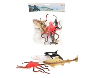 Figurer - Toi-Toys Animal World Sea Creatures Deluxe 5pcs. - 34925A