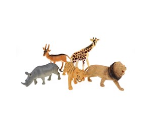 Figurer - Toi-Toys Animal World Wild Animals Deluxe 5pcs. - 34921Z