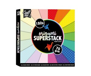 Arts & Crafts - Tilbehør - Creative Craft Group Origami Superpack 180 sheets - CR0045/GE