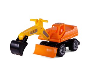 Leketøysbil - Cavallino Toys Cavallino Mega Excavator Walking Car Orange 79cm - 1330CN02