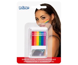 Kreative leker - Boland Makeup Sticks Rainbow - 45065