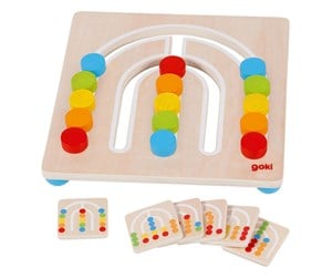 Treleker - Goki Wooden Color Sorting Board Rainbow 7 pieces. - 58436