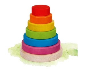 Babyleker - Goki Wooden Stacking Tower 7 pieces. - 58473