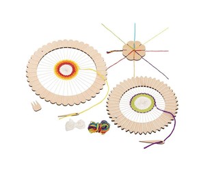 Kreative leker - Goki Wooden Loom Round and Plait Boom Craft Set - 58685