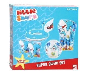 Vannlek - Sambro 3D Swimming set Shark 4 in 1 - SAM-3503-4