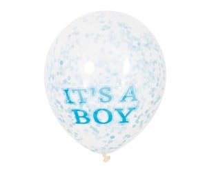 Leketøy - Haza Witbaard Confetti Balloons Boy 6pcs. - U58111