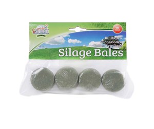 Figurer - Kids Globe Round Silage Bales 1:32 4 pcs. - 610762