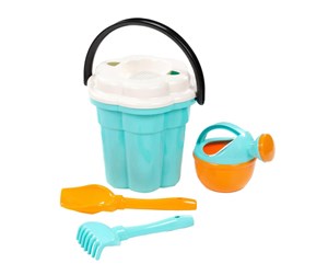 Utendørsleker - Cavallino Toys Cavallino Safari XL Classic Bucket with Watering Can Blue 4 pcs. - 9510SF01