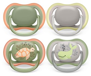 Babyutstyr - Philips Ultra air pacifier SCF085/66 - 4 pcs - SCF085/66