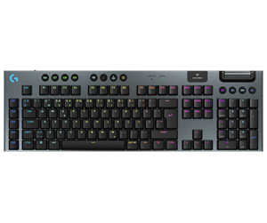 Tastatur - Logitech G915 X LIGHTSPEED - Tactile - 100% (full størrelse - standard) - Gamingtastatur - Nordisk - Svart - 920-012674