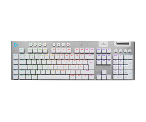 Tastatur - Logitech G915 X LIGHTSPEED - Tactile - 100% (full størrelse - standard) - Gamingtastatur - Nordisk - Hvit - 920-012688