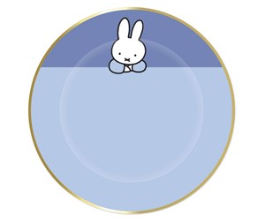 Leketøy - Haza Witbaard Plates Miffy Blue 8 pcs. - 439250