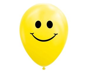 Leketøy - Globos Balloons Smile Yellow 30cm 8pcs. - 1129008