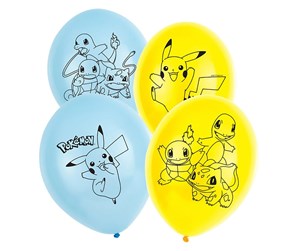 Leketøy - Haza Witbaard Pokemon Balloons 6pcs. - AM9904826