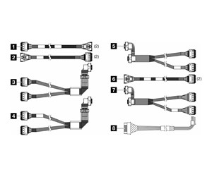 Diverse kabel - Lenovo storage cable kit - 4X97A82934