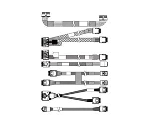 Diverse kabel - Lenovo storage cable kit - 4X97A86312