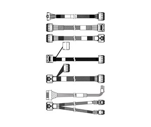 Diverse kabel - Lenovo storage cable kit - 4X97A86424