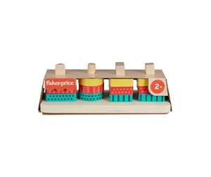 Babyleker - Fisher Price Wood Shape Stacker - 972-2473