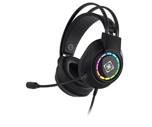 Hodetelefoner - Deltaco DH220 USB Stereo Gaming Headset RGB Black - GAM-168