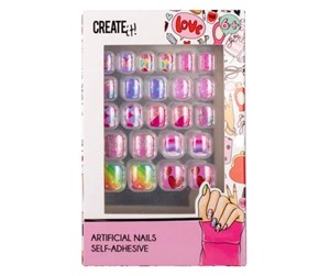 Kreative leker - Canenco Artificial nails - Love - 8719668009431