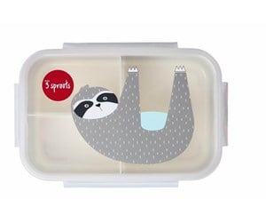 Barnerom - 3 Sprouts Bento Box - Gray Sloth - IBBSLO