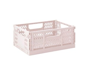 Barnerom - 3 Sprouts - Modern Folding Crate Medium Pink - ICMDPN