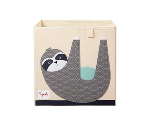 Barnerom - 3 Sprouts Storage Box - Gray Sloth - IBXSLO