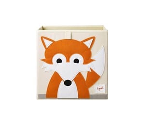 Barnerom - 3 Sprouts Storage Box - Orange Fox - IBXFOX