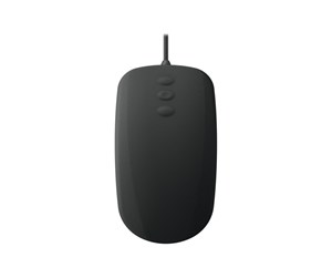 Mus - Cherry Active Key Medical AK-PMH3 - mouse - 3-button scroll - USB - black - Mus - Optisk - 5 - Svart - AK-PMH3OB-US-B