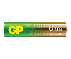 Batteri - GP Ultra battery - 4 x AAA - Alkaline - ULTRALR03AAA1,5V(BL04)