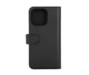 Mobil - Deksel og etui - Deltaco Wallet Case 2-in-1 iPhone 15 Pro Max - Black - MCASE-WIP15P67