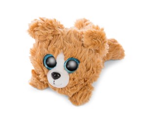 Dukker, Bamser & Utstyr - Nici Glubschis Plush Cuddly Toy Lying Dog Lollidog 15cm - 1046923