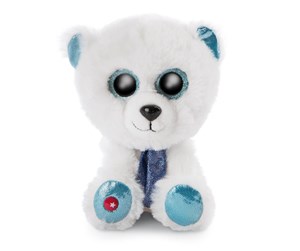 Dukker, Bamser & Utstyr - Nici Glubschis Plush Stuffed Toy Winter Polar Bear Benjie 15cm - 1046955