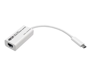 Nettverksadapter - Eaton Series USB-C to Gigabit Ethernet NIC Network Adapter 10/100/1000 Mbps White - U436-06N-GBW