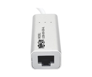 Nettverksadapter - Eaton Series USB 3.0 SuperSpeed to Gigabit Ethernet NIC Network Adapter RJ45 10/100/1000 Aluminum White - U336-000-GB-AL