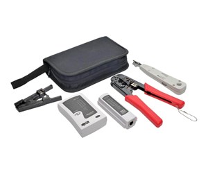 Tilbehør - Eaton Series 4-Piece Network Installer Tool Kit with Carrying Case RJ11 RJ12 RJ45 - T016-004-K