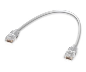 Nettverkskabel - UniFi patch cable - 15 cm - white - UACC-CABLE-PATCH-EL-0.15M-W