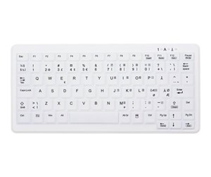 Tastatur - Cherry Active Key MedicalKey AK-C4110 - keyboard - Nordic - white - Tastatur - Nordisk - Hvit - AK-C4110F-FU1-W/NOR