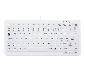 Tastatur - Cherry Active Key MedicalKey AK-C4110 - keyboard - Nordic - white - Tastatur - Nordisk - Hvit - AK-C4110F-U1-W/NOR