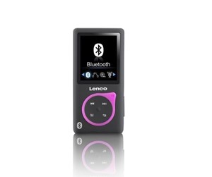 Mp3-spiller & Tilbehør - Lenco XEMIO-768 - MP3/MP4 player with Bluetooth® incl. 8GB micro SD card - Pink - MP3-spiller 8 GB - XEMIO-768 Pink